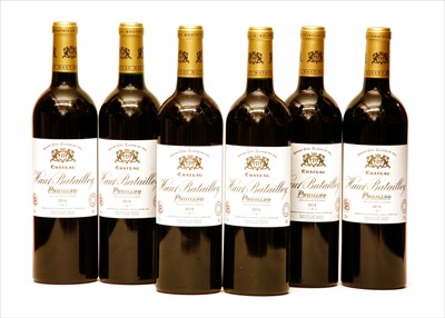 Lot 260 - Château Haut Batailley, Pauillac, 5th growth, 2014, six bottles