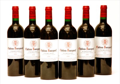 Lot 264 - Château Bourgneuf, Pomerol, 2006, six bottles