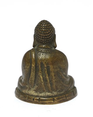 Lot 529 - A Japanese bronze Buddha