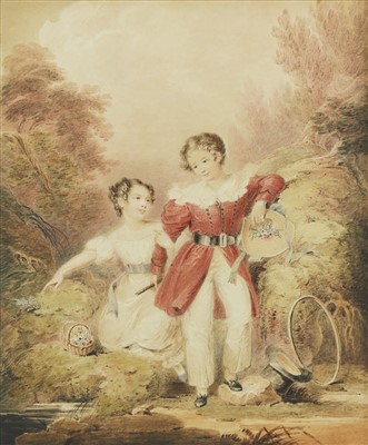 Lot 369 - Attributed to Alfred Edward Chalon (1780-1860)