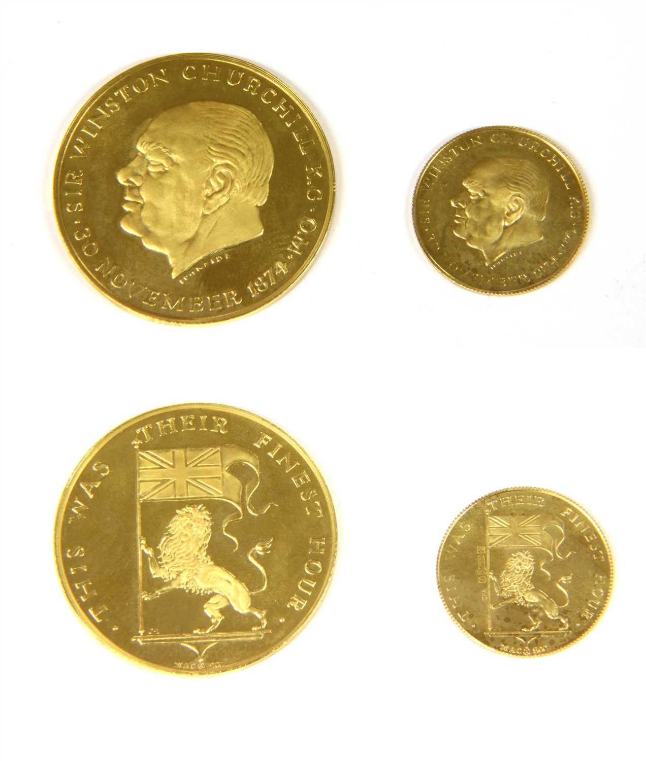 Lot 220 - Medallions, Sir Winston Churchill commemorative medallions