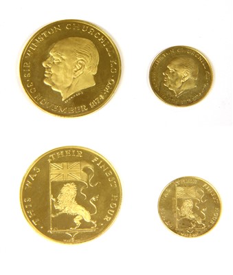 Lot 220 - Medallions, Sir Winston Churchill commemorative medallions