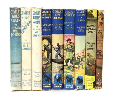 Lot 224 - JOHNS, W. E: 6 GIBLET First Editions all with Dust Jackets (1947-52)