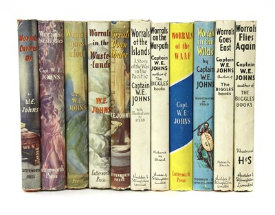 Lot 356 - JOHNS, W. E: 8 WORRELS First Editions all with Dust Jackets (1948-50)
