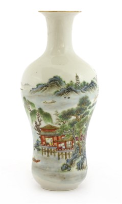 Lot 71 - A Chinese famille rose vase