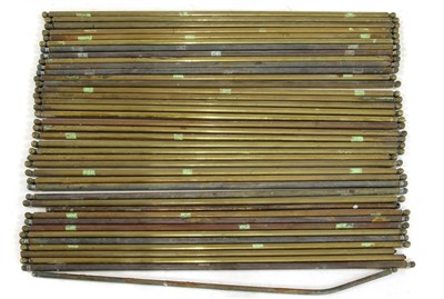 Lot 474A - A collection of brass stair rods