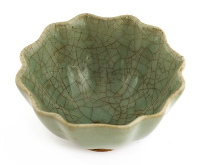 Lot 500 - A Chinese celadon tea bowl