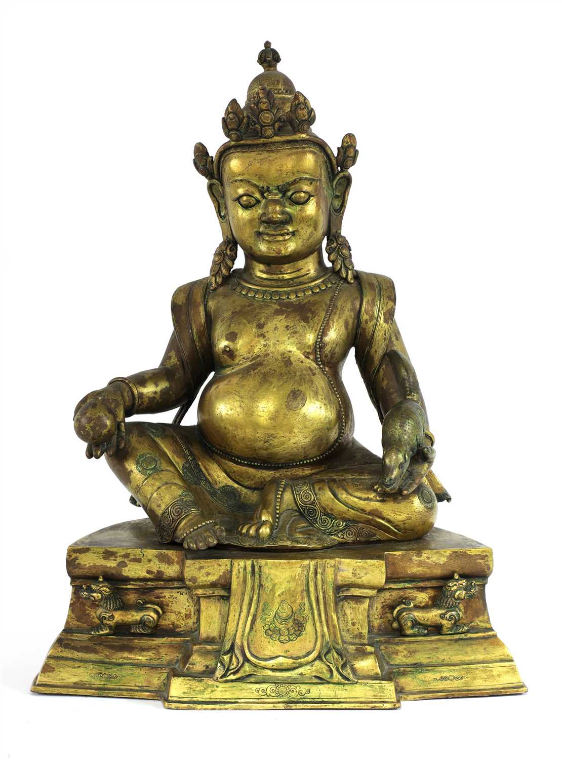 Lot 503 - A Chinese bronze bodhisattva