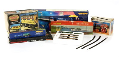 Lot 473A - A collection of toy railway items