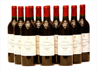 Lot 283 - Château Les Grands Chênes, Médoc, Cru Bourgeois, 1989, twelve bottles (boxed)