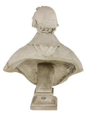 Lot 201 - A plaster bust of Cardinal Richelieu