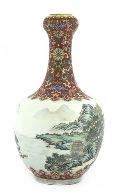 Lot 509 - A Chinese famille rose vase