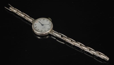 Lot 603 - A ladies' 9ct gold Rolex mechanical bracelet watch