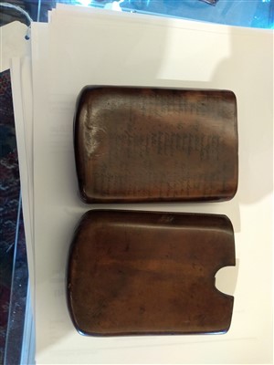 Lot 93 - A Victorian officer's leather cigar case