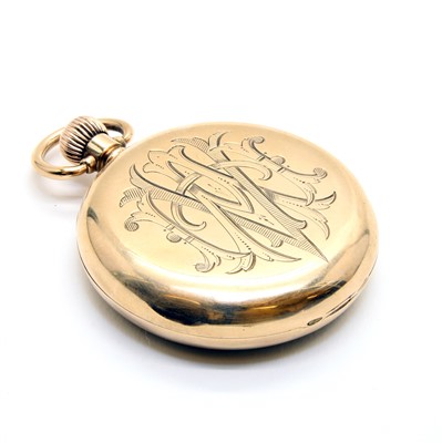 Lot 274 - A 9ct gold open face pocket watch