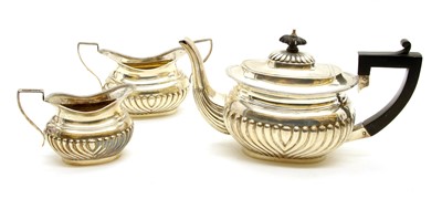 Lot 414 - A hallmarked silver Bachelors tea service