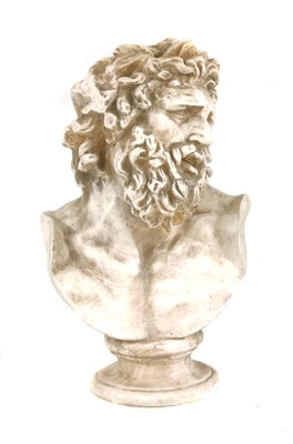 Lot 710A - A plaster bust of laocoon