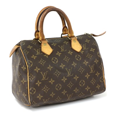 Lot 672 - A Louis Vuitton monogrammed Speedy 25 bag