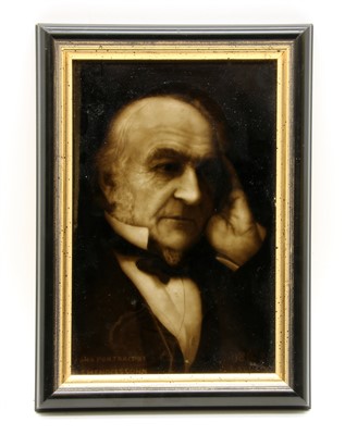 Lot 521 - A Sherwin & Cotton portrait tile depicting William Gladstone