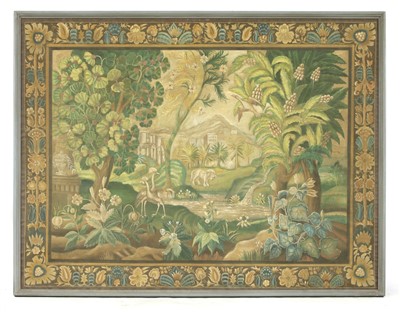 Lot 599A - Two large painted panels