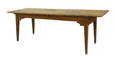 Lot 634 - A scumbled and painted pine kitchen table