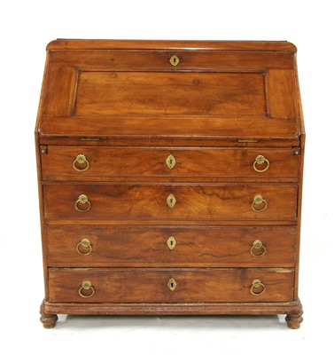 Lot 707 - A walnut bureau