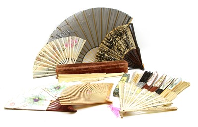 Lot 389 - A collection of fans
