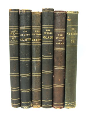 Lot 386 - THE STUDIO: 16 bound volumes: 1897 - 1910