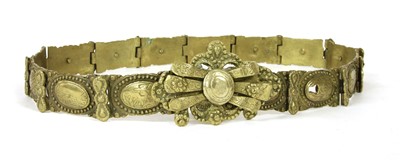 Lot 201 - A late 19th to early 20th century Turkish Ottoman belt