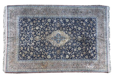 Lot 917 - A silk Isfahan rug