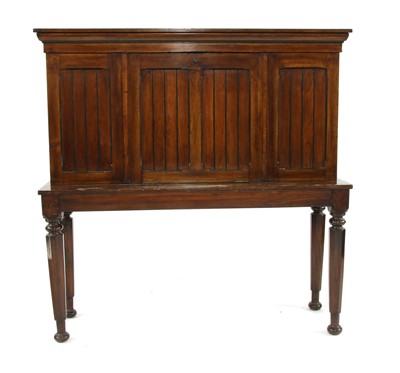 Lot 1703 - A walnut estate desk