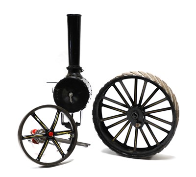 Lot 608 - A 1/3 scale live steam model of an agricultural ploughing traction engine