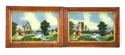 Lot 398 - Eight Victorian maple frames
