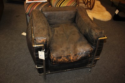 Lot 278 - An 'LC1' armchair