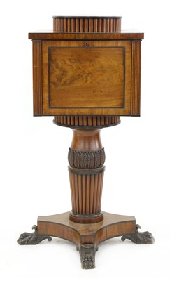 Lot 697 - A large Regency and later mahogany cellaret