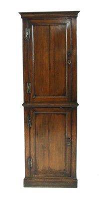 Lot 490A - An oak two tiered cupboard