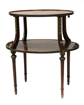 Lot 610A - A 19th century French mahogany etagere