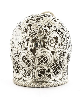 Lot 93 - An American sterling silver string box