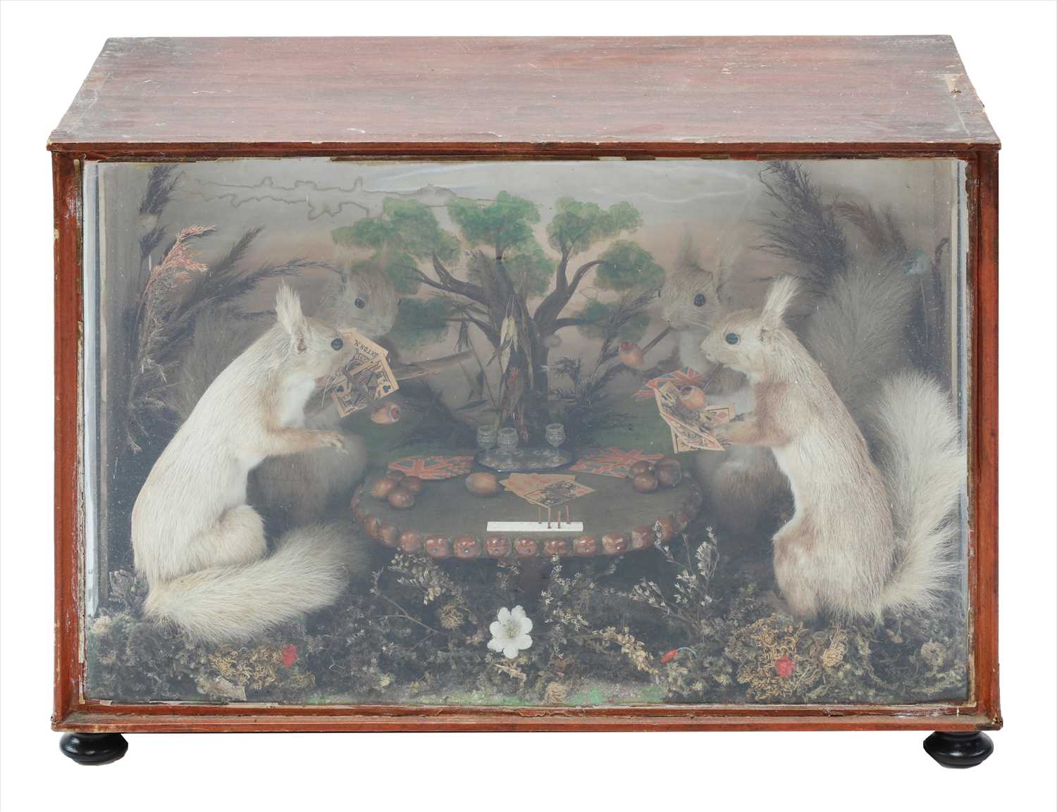 Lot 58 FOUR RED SQUIRRELS PLAYING CARDS,