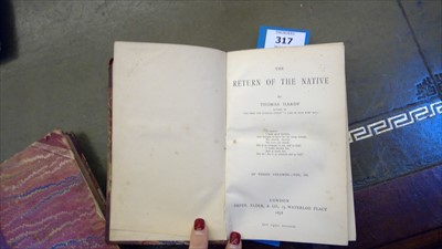 Lot 317 - HARDY, Thomas: The Return of the Native. 3 volumes