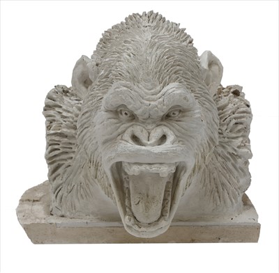 Lot 473 - GORILLA HEAD FROM THE FILM 'GREYSTOKE'