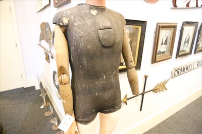 Lot 146 - FULL BODY MANNEQUIN WITH WAX HEAD
