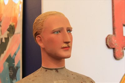 Lot 148 - FULL BODY MANNEQUIN WITH WAX HEAD