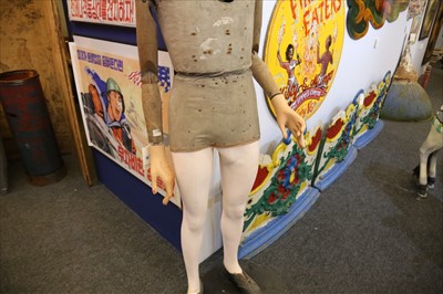 Lot 148 - FULL BODY MANNEQUIN WITH WAX HEAD