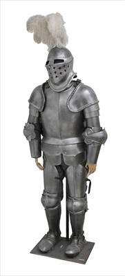 Lot 452 - SUIT OF ARMOUR FROM WOOKEY HOLE