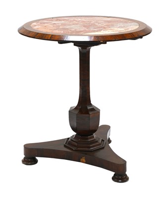 Lot 866 - A William IV rosewood circular table