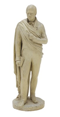 Lot 310 - A plaster sculpture of Sir Walter Scott