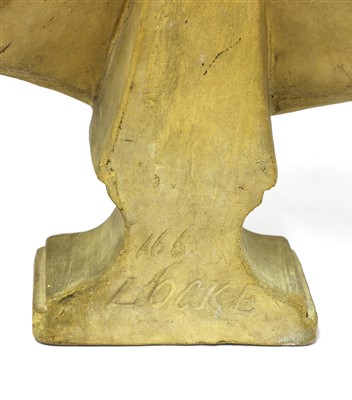 Lot 220 - A terracotta bust of John Locke