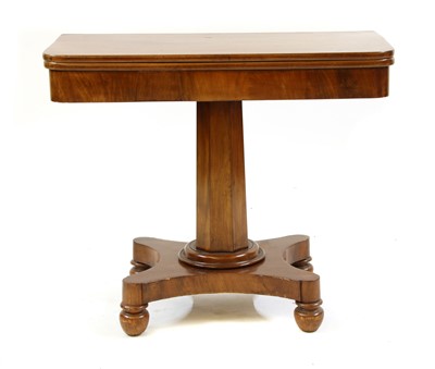 Lot 429A - A Victorian mahogany card table