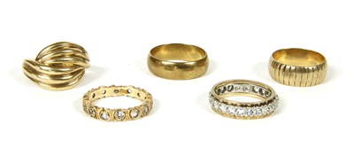 Lot 1047 - A quantity of 9ct gold rings